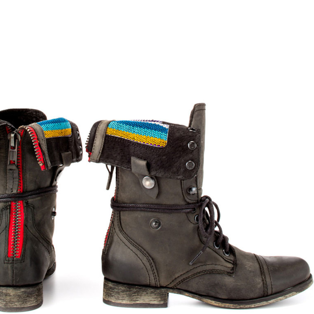 Steve Madden "Camarro" Combat Boots